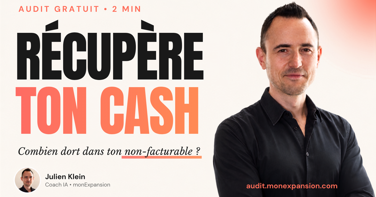 Récupère ton cash · audit gratuit 2 min · monExpansion